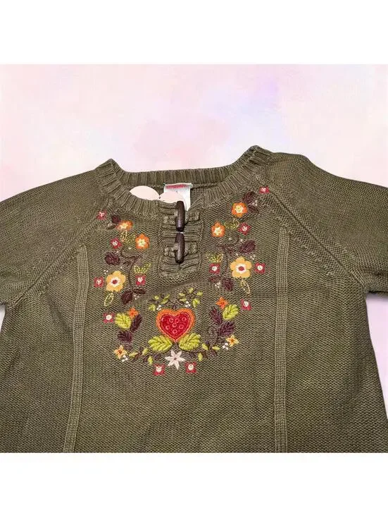 Green Cottagecore Fairycore Gymboree Children’s Top Size 5T - Picture 3 of 6